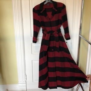 J. Peterman flannel dress